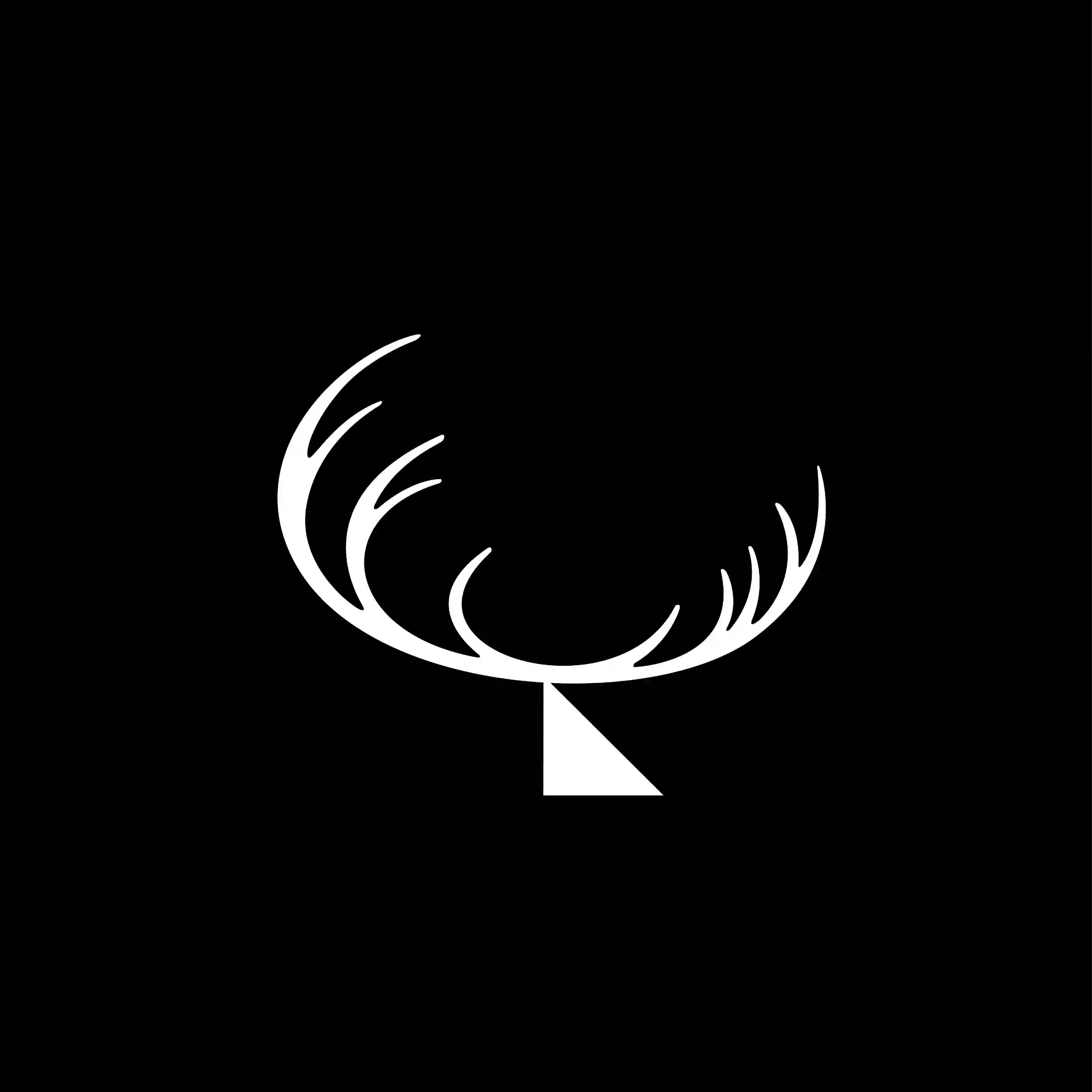 Deer monogram mark on desk